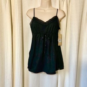 DKNY Jeans black spaghetti strap top, medium
